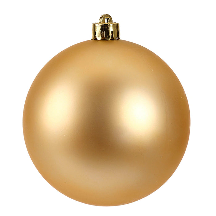 Light Gold 10cm Baubles