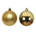 Light Gold 8cm Baubles