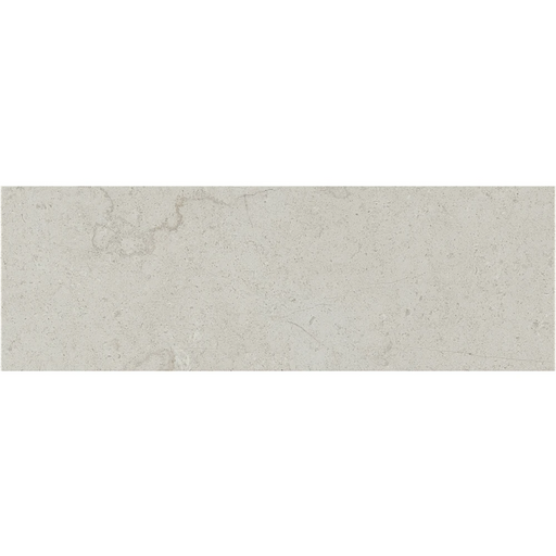 Close-up of Limestone Grey wall tile, highlighting its natural stone-inspired grey shading.