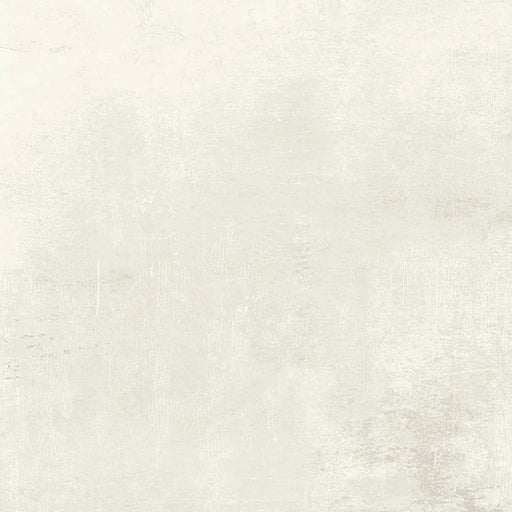 Close-up of the Loft White Matt Porcelain tile, highlighting its subtle texture and soft white tones with a smooth matt finish.