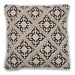 Lux Criss-Cross & Print Cotton Cushion