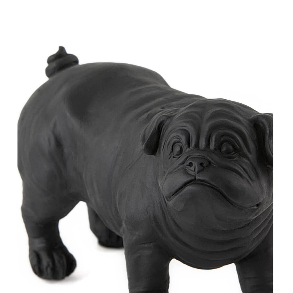 Black pug clearance ornament