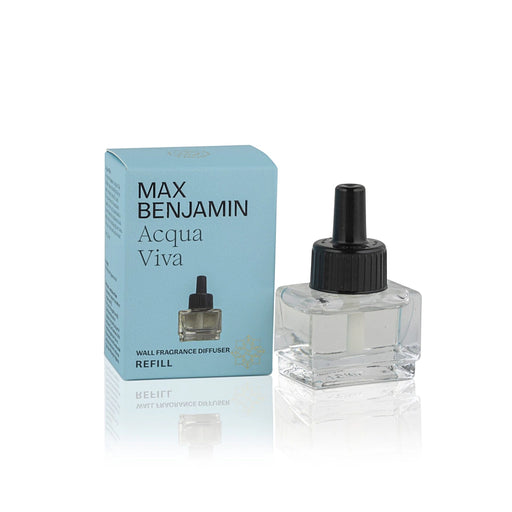 Max Benjamin Acqua Viva 15 ml wall diffuser refill bottle in packaging