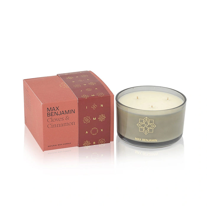 Max Benjamin Clove & Cinnamon 3 Wick Candle