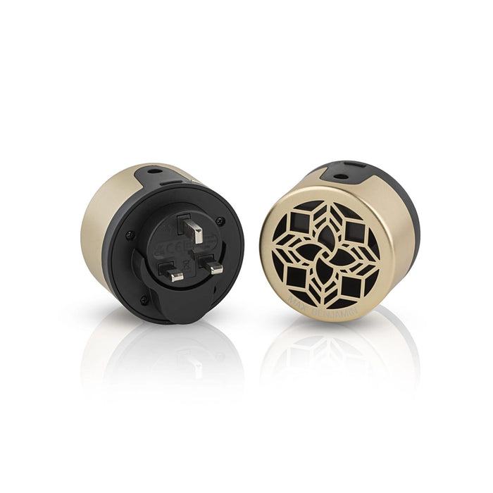 Max Benjamin French Linen plug-in wall diffuser with 15 ml refill bottle in packaging