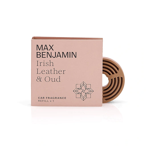 Max Benjamin Irish Leather & Oud Car Fragrance Refill