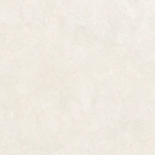 Close-up of Montpellier Blanco tile showing its smooth matt finish and pure white tone.