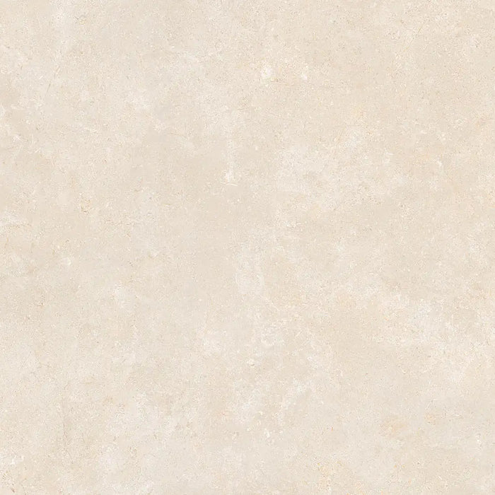 Detailed view of Montpellier Marfil tile showing its smooth matt surface and subtle marfil colouring.