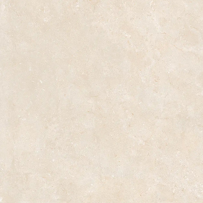 Detailed view of Montpellier Marfil tile showing its smooth matt surface and subtle marfil colouring.