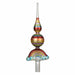 Multicoloured Glass Christmas Tree Topper