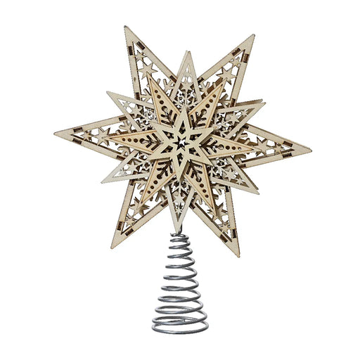 Natural Star Christmas Tree Topper