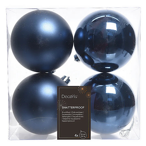 Night Blue 10cm Baubles