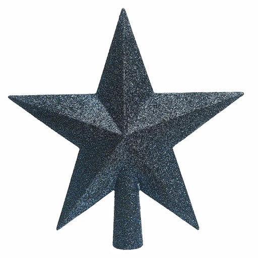 Night Blue Glitter Star Treetopper