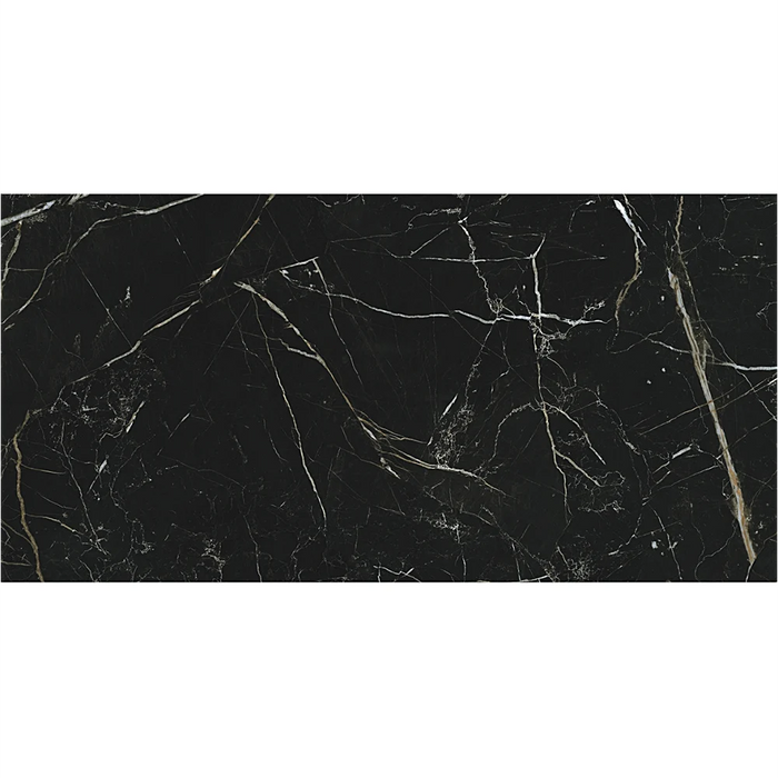 Detailed close-up of Night Lux tile showing fine texture and natural stone-effect variation in a matt finish.