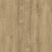 Close-up of Nova Limed laminate plank showing natural wood grain texture, limed oak finish, and precision bevelled edge detailing.