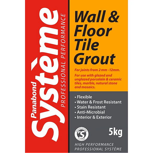 Panabond Systeme Grey 5kg Wall & Floor Tile Grout
