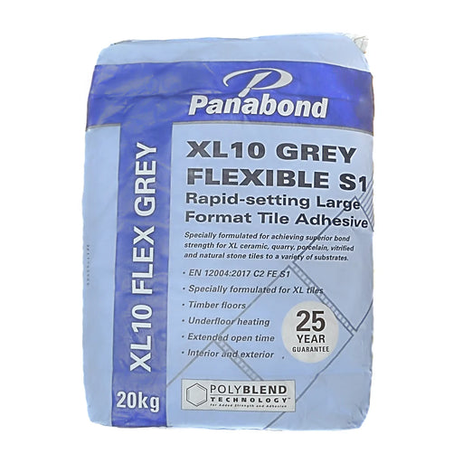 Panabond XL10 Flexible Rapid Set Grey S1 Tile Adhesive