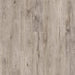 Detail shot of Pergo Arendal Grey Barnhouse laminate flooring showing textured grey wood grain, matte finish, and subtle bevelled edges.