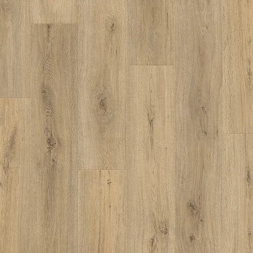 Close-up of Drammen Cornwall plank surface showing fine grey grain, matte finish, and clean bevel edges for a realistic timber effect.