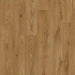 Detailed view of Pergo Glomma Brown Eifel LVT flooring showing deep brown wood grain.