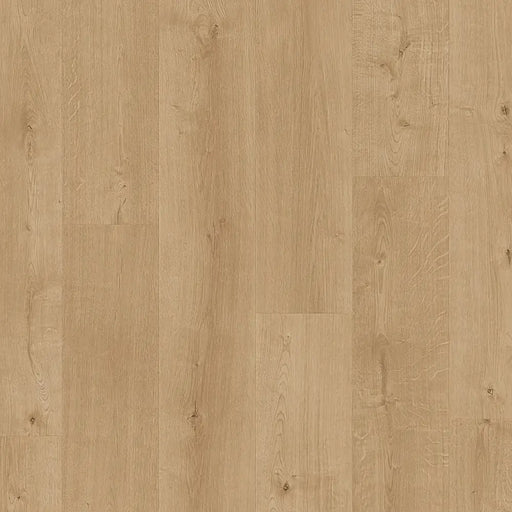 Close-up view of Pergo Namsen Bright Ardeche LVT showing soft grain detail and pale natural tone.