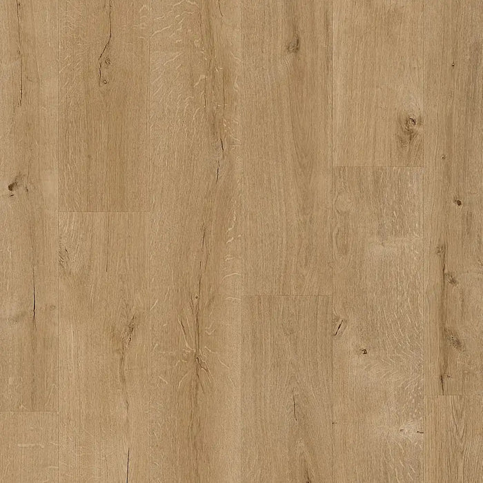 Close-up of Pergo Namsen Greige Forest LVT showing fine wood grain and neutral colour variation.