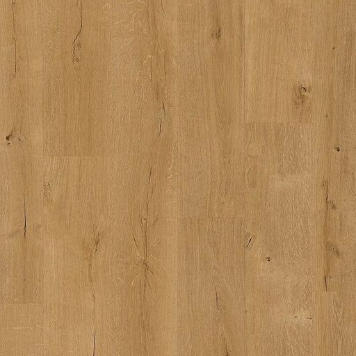 Close-up of Pergo Namsen Natural Forest LVT showing warm oak grain and even colour tone.