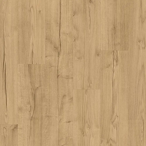 Detailed shot of Pergo Namsen Smoked Cabin LVT showing rich brown and greyish undertones with natural grain.