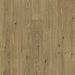 Zoomed-in view of Pergo Odense Beaufort laminate floor, highlighting the subtle beige grain pattern, matte finish, and beveled edges.