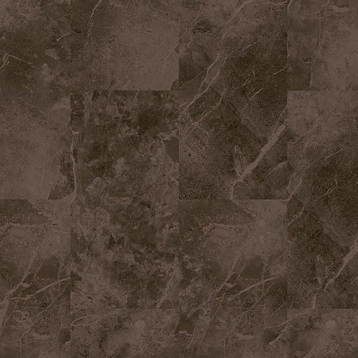 Close-up of Dark Marble LVT surface, highlighting natural marble-inspired veining.