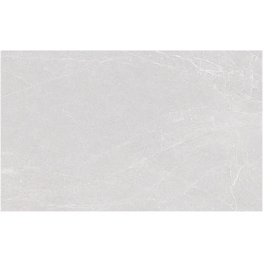 Close-up of Persa Gris 33.3x55 wall tile showing its soft grey shade and smooth finish.