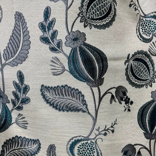 Petal Marine Interlined Curtains