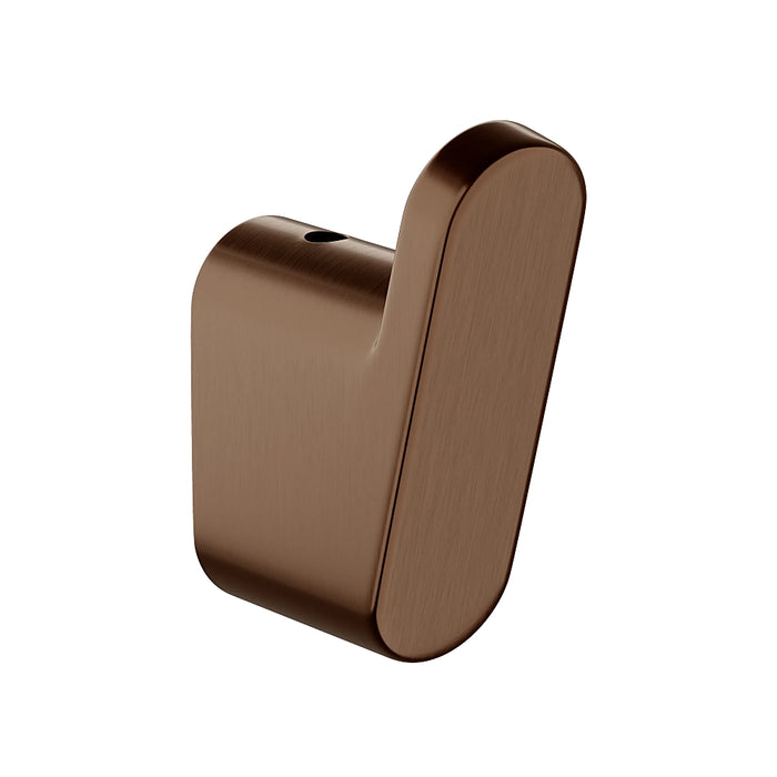 Puro Robe Hook Pico Brushed Bronze Robe Hook — JMR House to Home