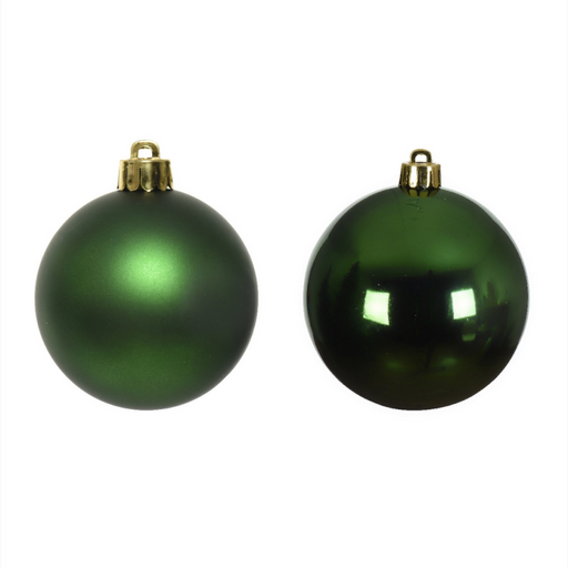 Pine Green 10cm Christmas Baubles