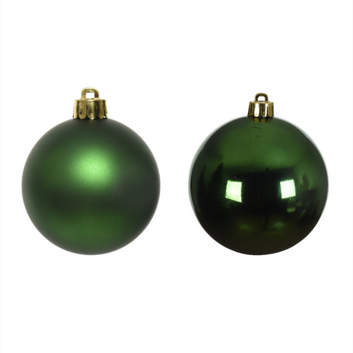 Pine Green 6cm Christmas Baubles