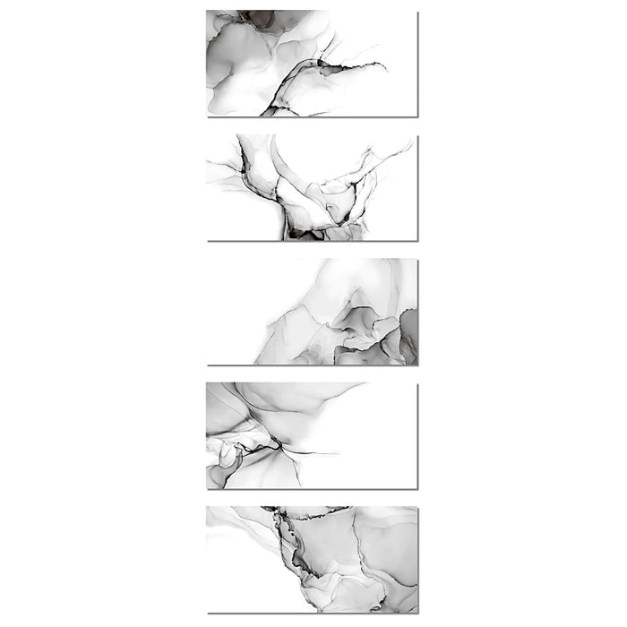 Detailed view of Polaris White Polished tile showing its smooth sheen, subtle veining, and crisp white tone.