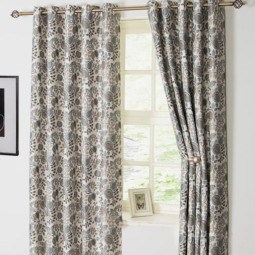 Pomegranate Wedgewood Curtains