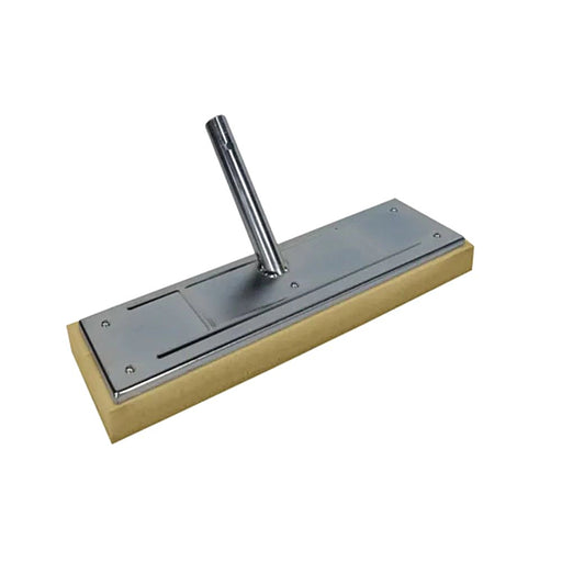 RUBICLEAN Easy Squeeze Base Sponge with Stick, featuring HIDRO sponge and removable aluminium handle for tile cleaning.