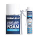 Rawlplug hand held polyurethane foam 750ml with hose applicator for mounting sealing and soundproofing