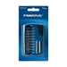 Rawlplug RT 25mm bit set with 60mm adapter including PZ PH and Torx screwdriver bits
