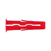 Rawlplug UNO universal plug clips red 6mm pack of 48 for fixing in solid and hollow substrates