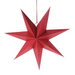 Red Paper Star Hanging Christmas Decoration