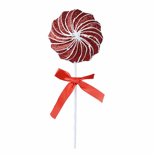 Red and White Lolly Decoration