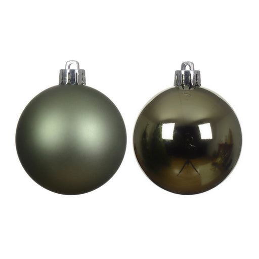 Rosemary Green 8cm Shatterproof Christmas Baubles