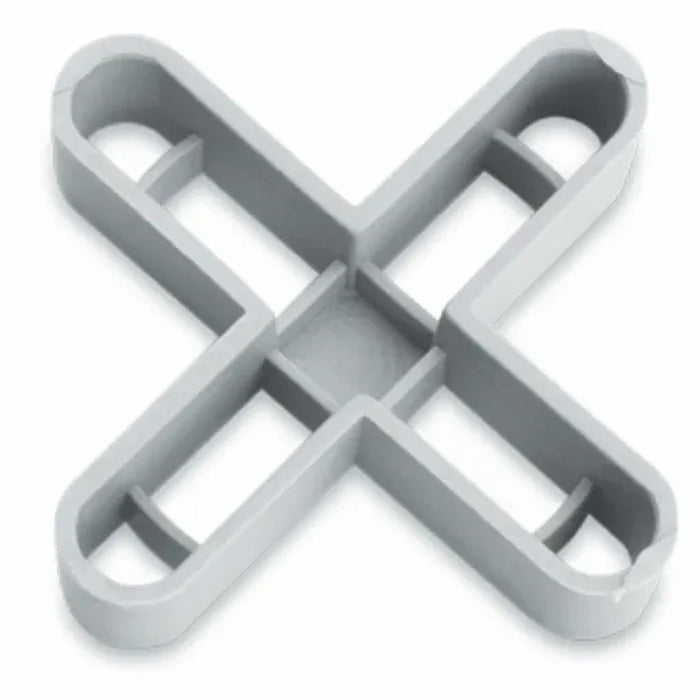 Rubi 10mm tile spacers – reinforced hollow design for precise large-format tile spacing.
