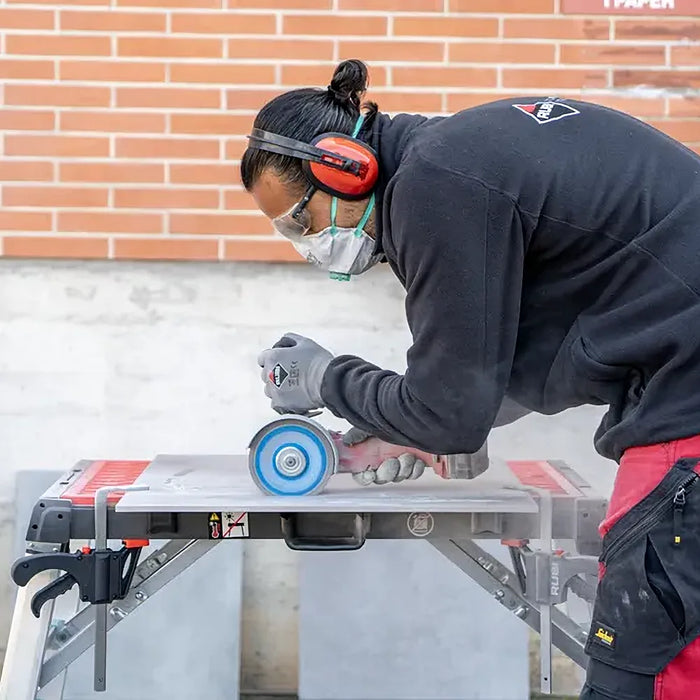 Rubi Angle Grinder Tech Energy CAS cordless angle grinder excluding battery with brushless motor and adjustable guard