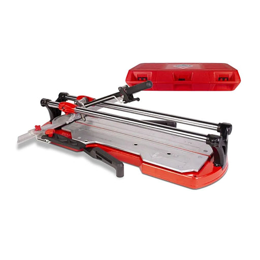 Close-up of Rubi TX-710 MAX’s multipoint breaker and cutting wheel assembly, showing precision details.