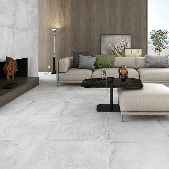 Rue De Paris Gris Lappato Porcelain 75x75 Tile