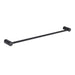 Santorini matt black single towel rail