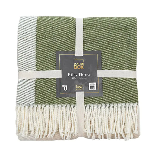 Scatter Box Riley Green Throw